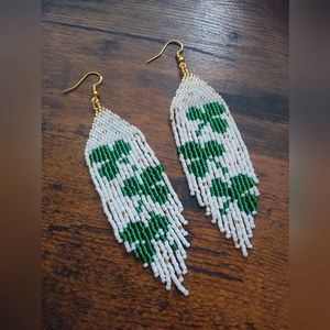 Handmade St. Patrick's Day Earrings